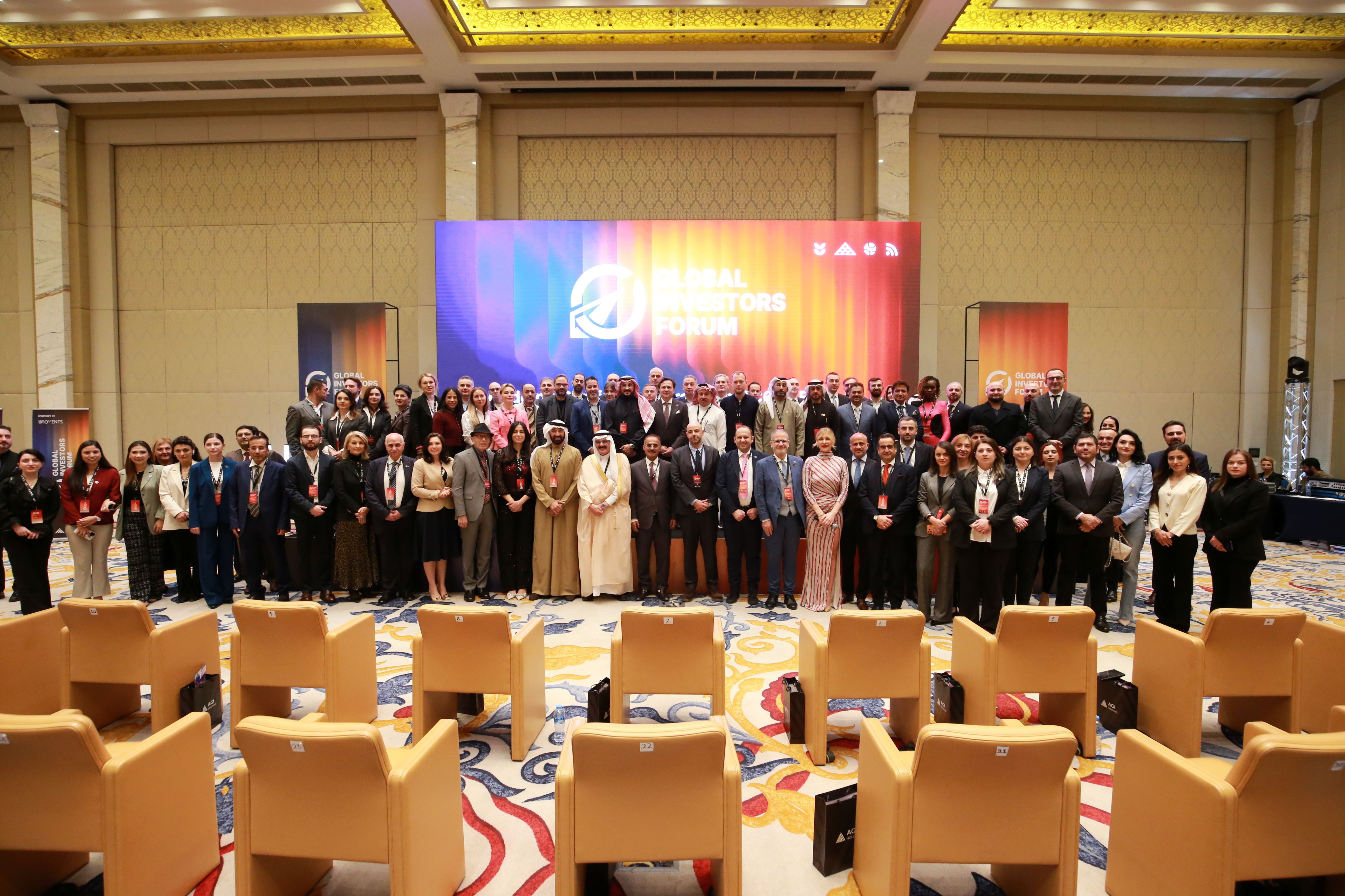 Delegates gathered on stage at Global Investors Forum 2025 in Tbilisi